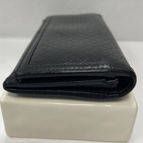 Gucci Black Calf Leather Diamante Long Bifold Wallet - Preowned - Picture 4 of 13
